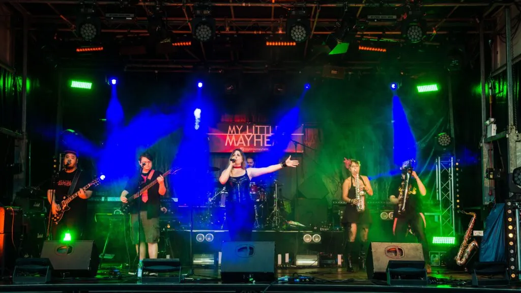Die Band My Little Mayhem auf dem GARNIX Open Air 2022